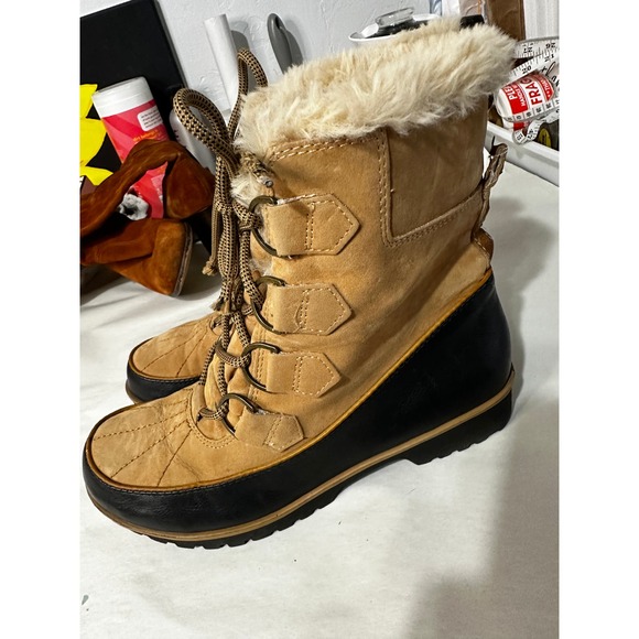 JBU Memory Foam by Jambu Winter Boots Faux Fur Size 8M - Picture 2 of 6